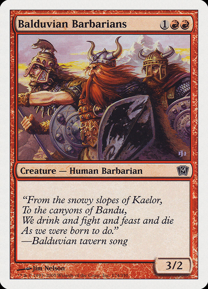 Balduvian Barbarians [Ninth Edition] | Devastation Store
