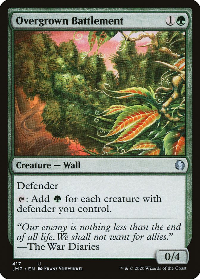 Overgrown Battlement [Jumpstart] | Devastation Store