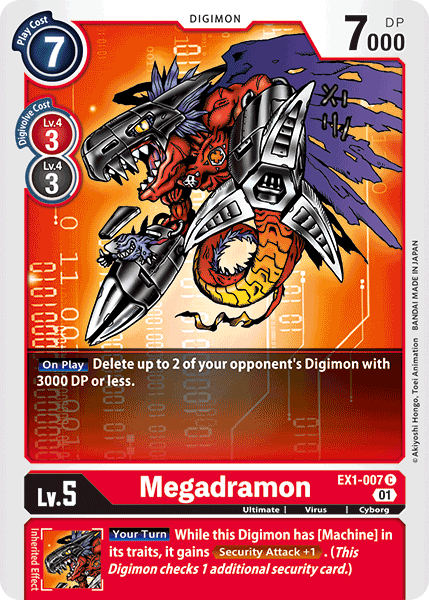 Megadramon [EX1-007] [Classic Collection] | Devastation Store