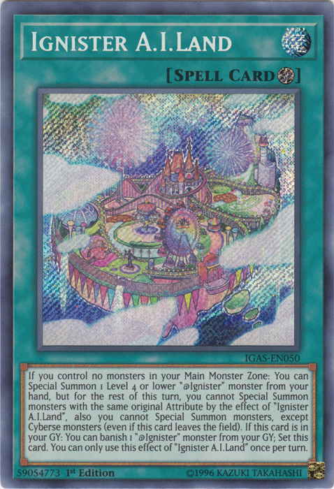 Ignister A.I.Land [IGAS-EN050] Secret Rare | Devastation Store