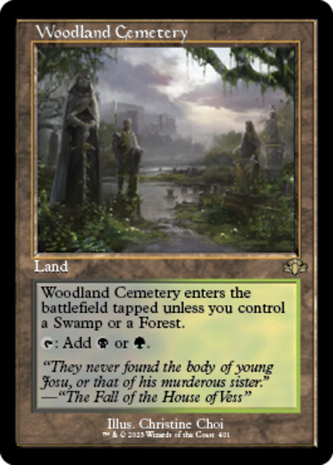 Woodland Cemetery (Retro) [Dominaria Remastered] | Devastation Store