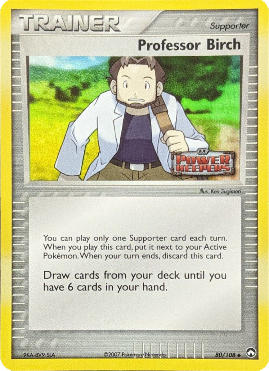 Professor Birch (80/108) (Stamped) [EX: Power Keepers] | Devastation Store