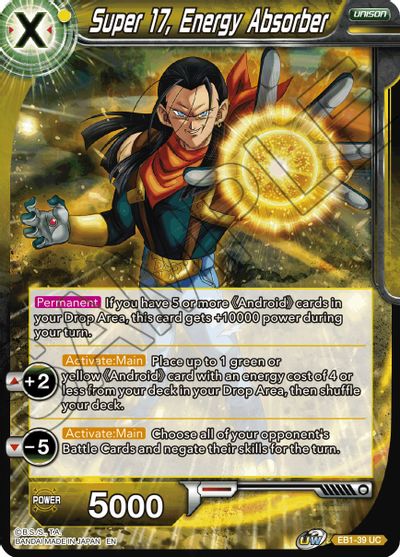 Super 17, Energy Absorber (EB1-039) [Battle Evolution Booster] | Devastation Store