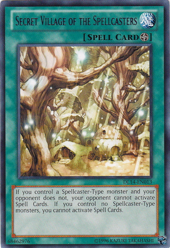 Secret Village of the Spellcasters (Blue) [DL14-EN013] Rare | Devastation Store