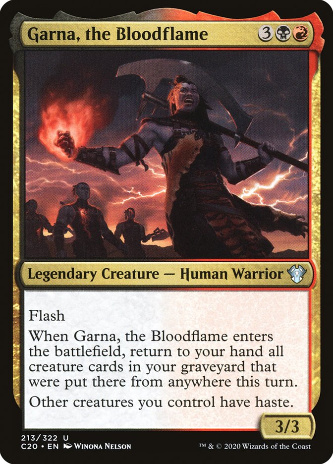 Garna, the Bloodflame [Commander 2020] | Devastation Store