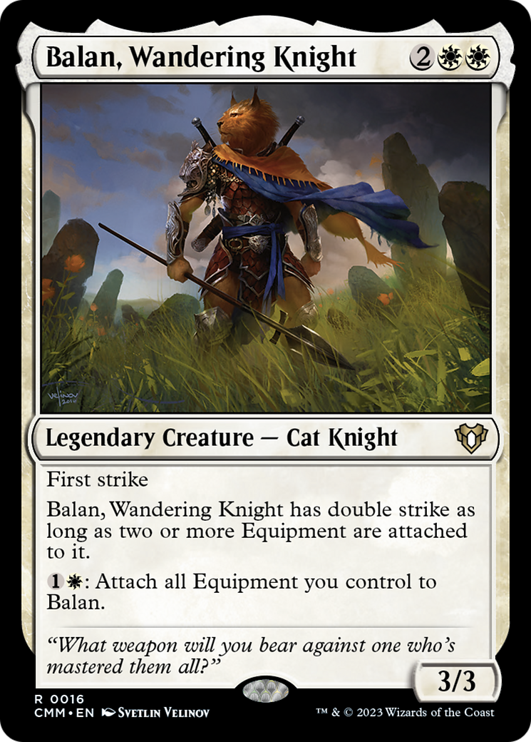 Balan, Wandering Knight [Commander Masters] | Devastation Store