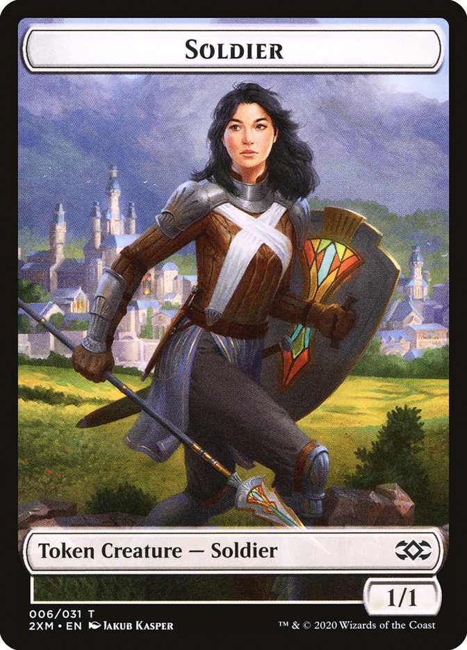 Soldier [Double Masters Tokens] | Devastation Store