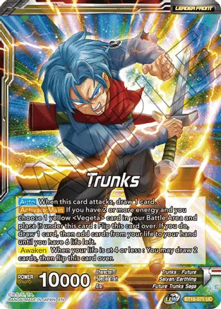 Trunks // SSB Vegeta & SS Trunks, Father-Son Onslaught [BT16-071] | Devastation Store