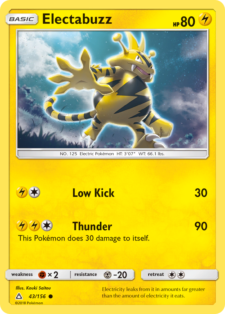 Electabuzz (43/156) [Sun & Moon: Ultra Prism] | Devastation Store