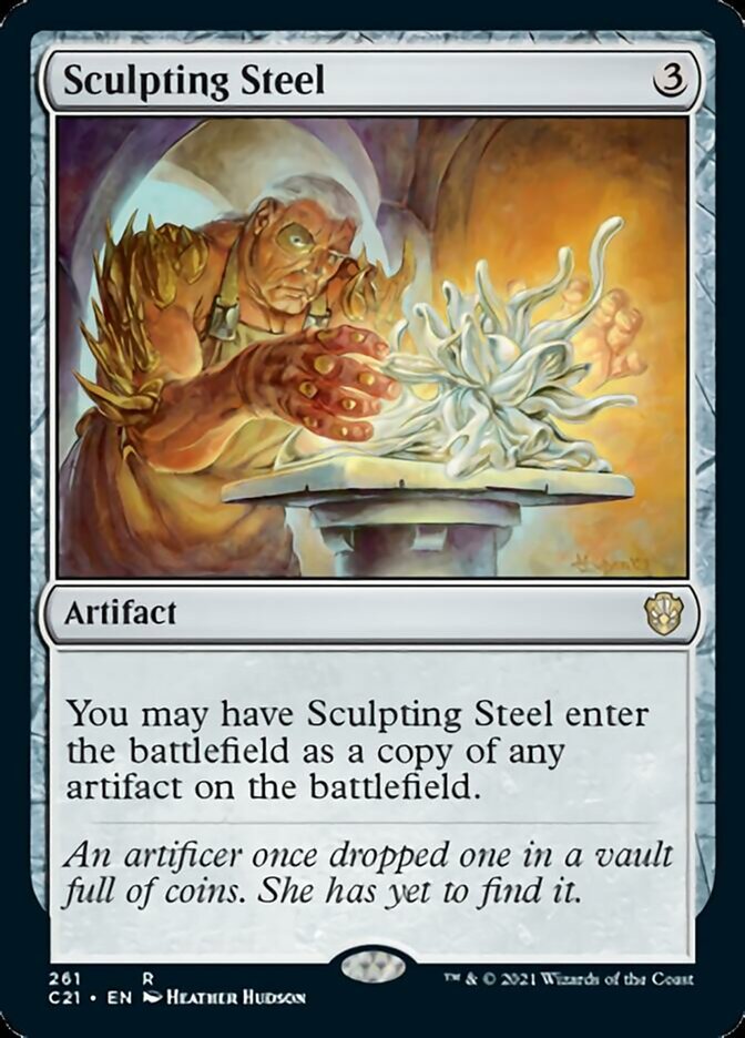 Sculpting Steel [Commander 2021] | Devastation Store