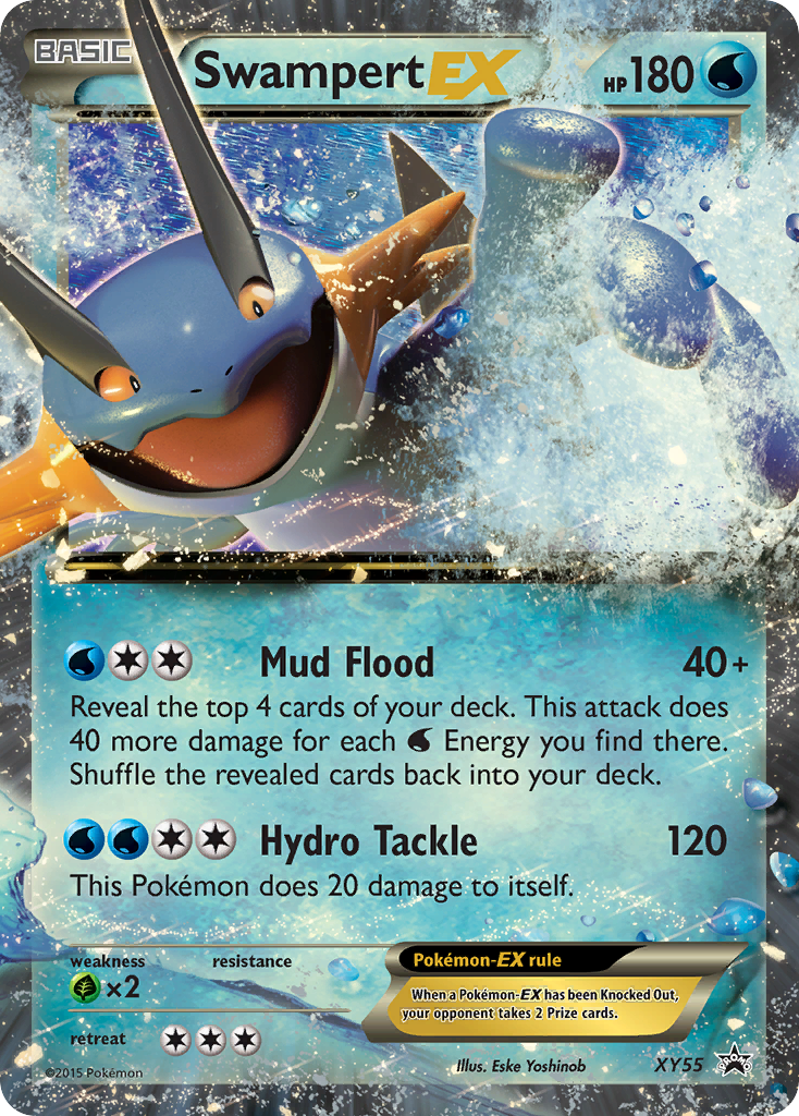 Swampert EX (XY55) [XY: Black Star Promos] | Devastation Store