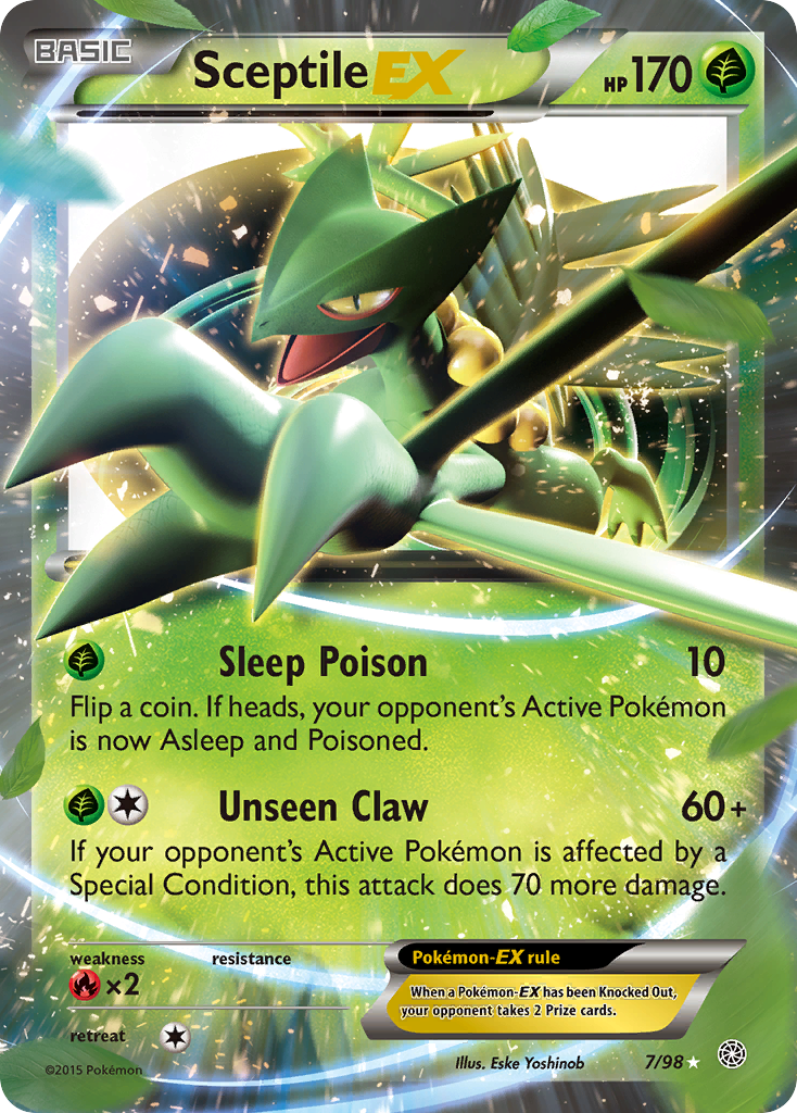 Sceptile EX (7/98) [XY: Ancient Origins] | Devastation Store