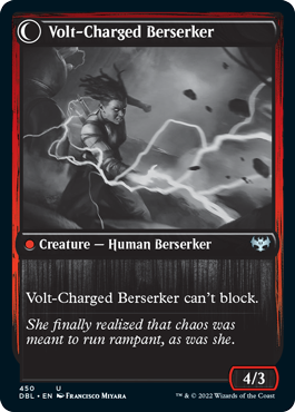 Voltaic Visionary // Volt-Charged Berserker [Innistrad: Double Feature] | Devastation Store