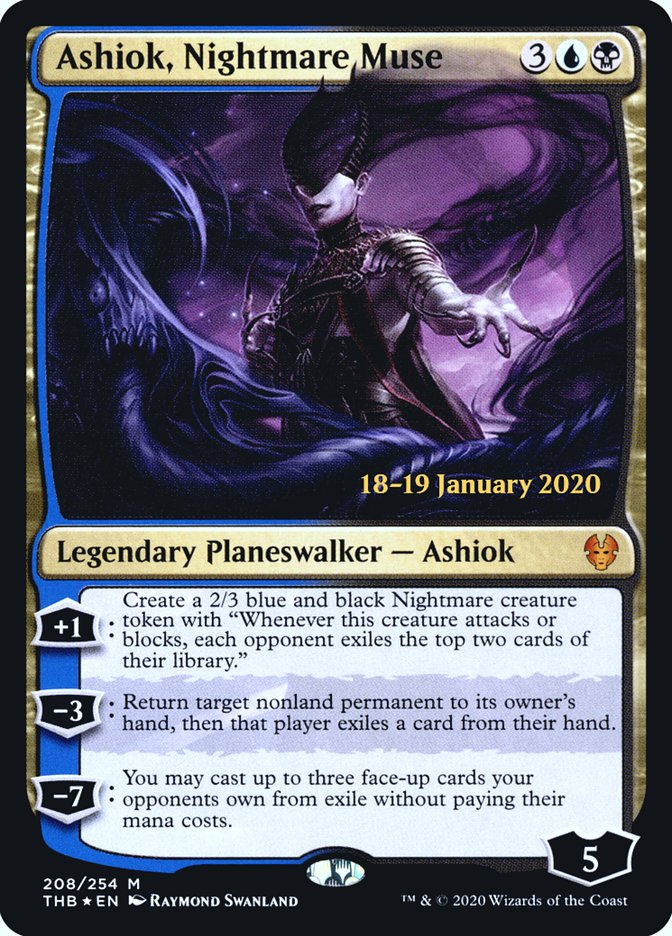 Ashiok, Nightmare Muse [Theros Beyond Death Prerelease Promos] | Devastation Store