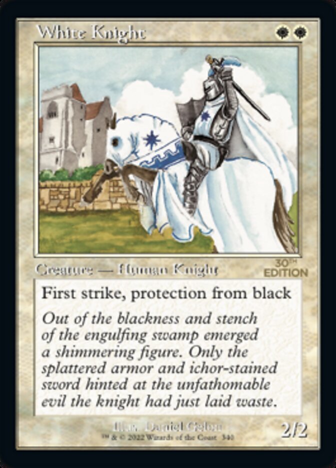 White Knight (Retro) [30th Anniversary Edition] | Devastation Store