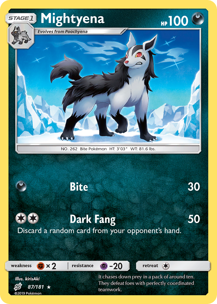 Mightyena (87/181) [Sun & Moon: Team Up] | Devastation Store