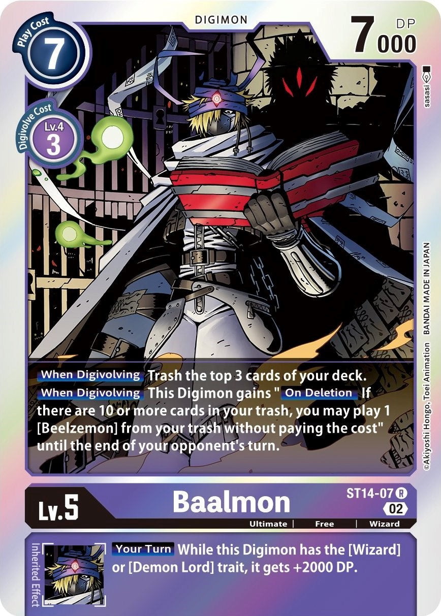 Baalmon [ST14-07] [Starter Deck: Beelzemon Advanced Deck Set] | Devastation Store
