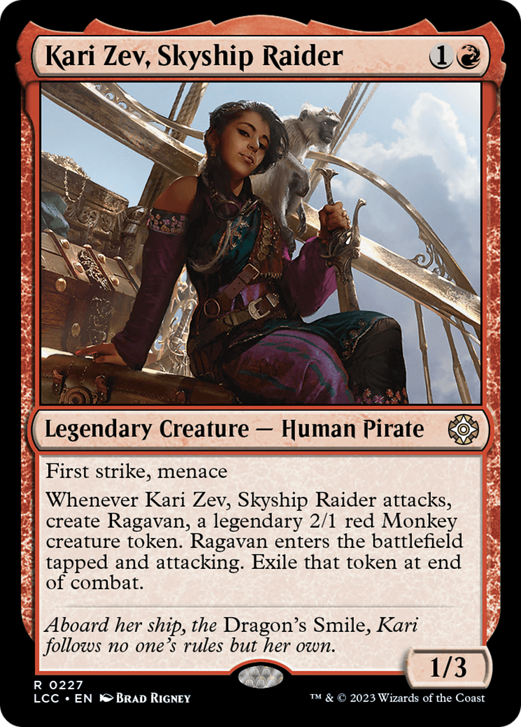 Kari Zev, Skyship Raider [The Lost Caverns of Ixalan Commander] | Devastation Store