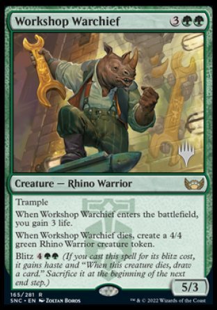 Workshop Warchief (Promo Pack) [Streets of New Capenna Promos] | Devastation Store