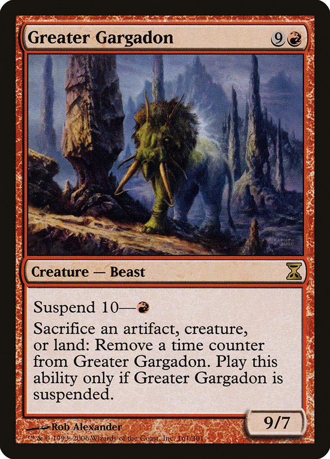 Greater Gargadon [Time Spiral] - Devastation Store | Devastation Store