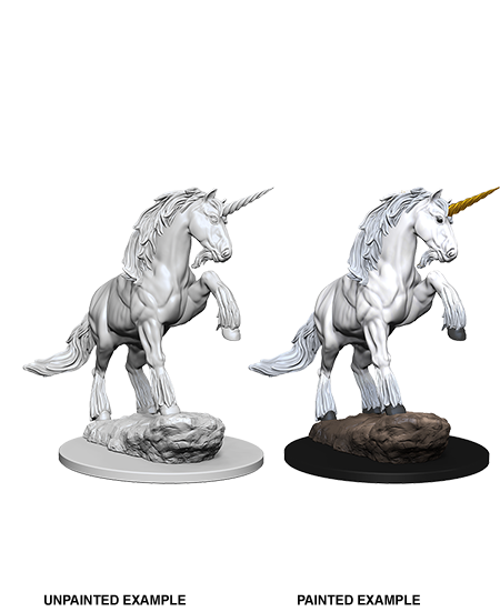 Pathfinder Deep Cuts Unpainted Miniatures: Unicorn - Devastation Store | Devastation Store