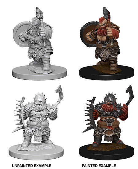 Pathfinder Deep Cuts Unpainted Miniatures: Dwarf Male Barbarian - Devastation Store | Devastation Store