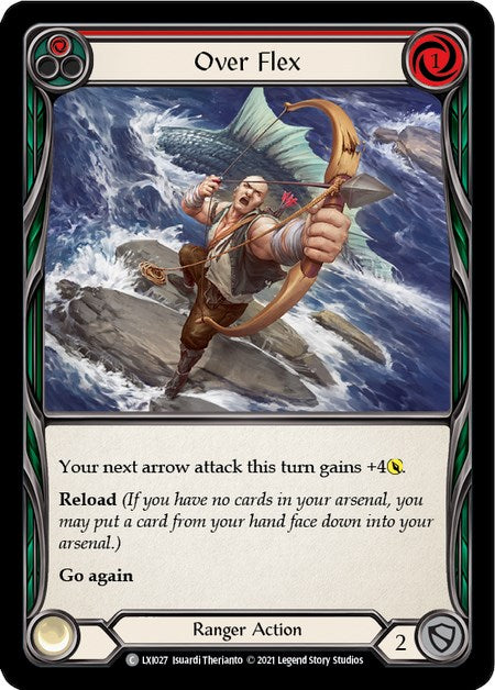 Over Flex (Red) [LXI027] (Tales of Aria Lexi Blitz Deck)  1st Edition Normal | Devastation Store