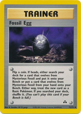 Fossil Egg (72/75) [Neo Discovery Unlimited] | Devastation Store