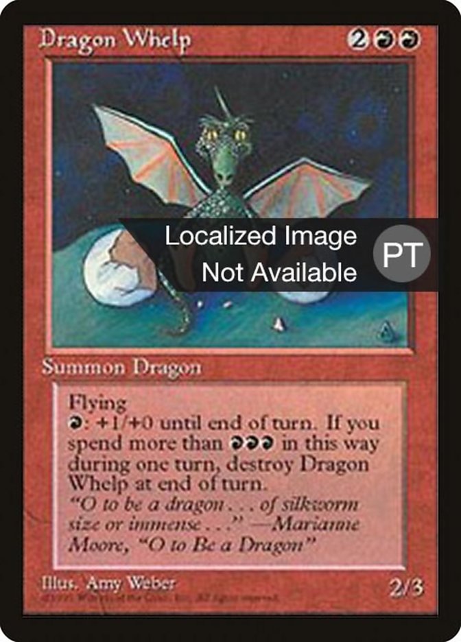 Dragon Whelp [Fourth Edition (Foreign Black Border)] | Devastation Store