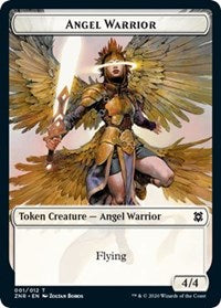 Angel Warrior // Insect Double-sided Token [Zendikar Rising Tokens] | Devastation Store