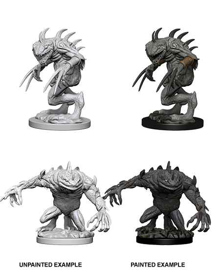 D&D Nolzur's Marvelous Miniatures: Gray Slaad & Death Slaad - Devastation Store | Devastation Store