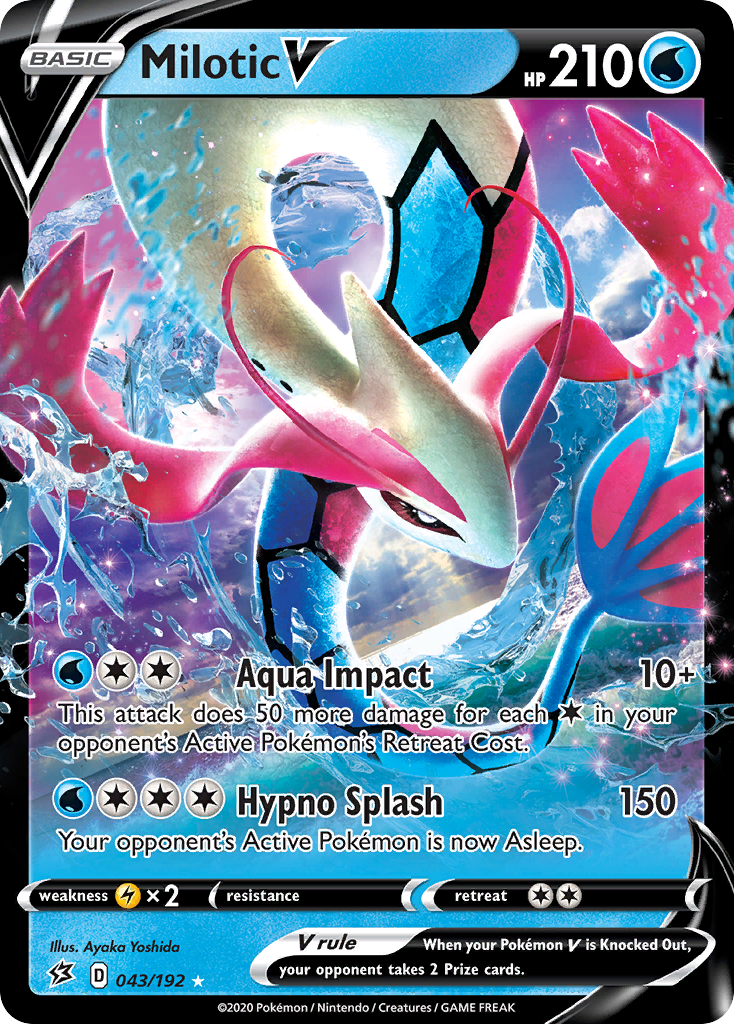 Milotic V (043/192) [Sword & Shield: Rebel Clash] | Devastation Store