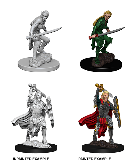 D&D Nolzur's Marvelous Miniatures: Elf Fighter - Devastation Store | Devastation Store