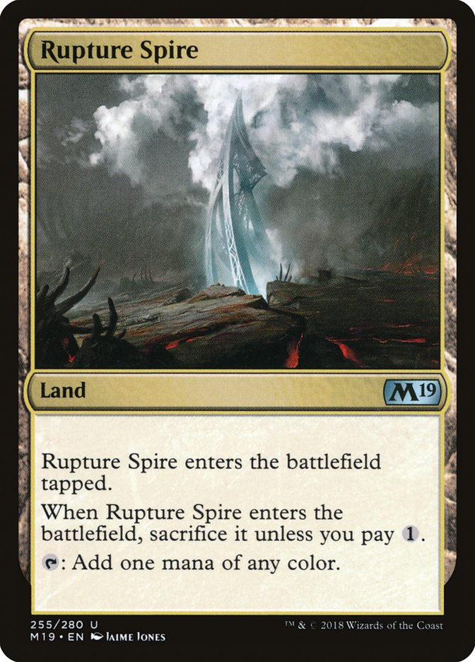 Rupture Spire [Core Set 2019] | Devastation Store