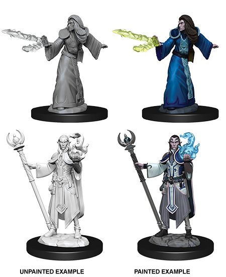 D&D Nolzur's Marvelous Miniatures: Elf Wizard - Devastation Store | Devastation Store