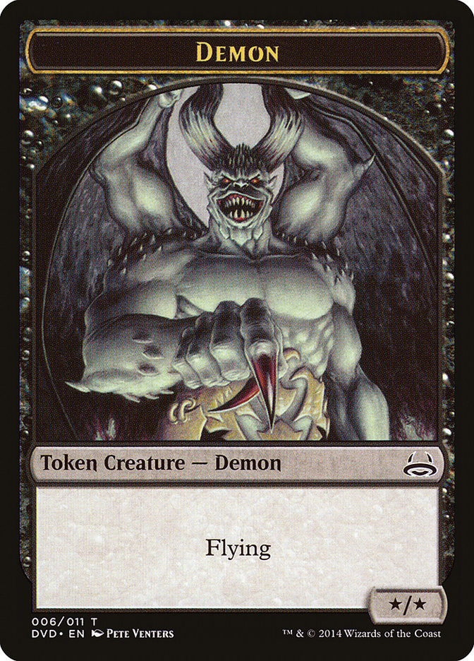 Demon Token (Divine vs. Demonic) [Duel Decks Anthology Tokens] | Devastation Store