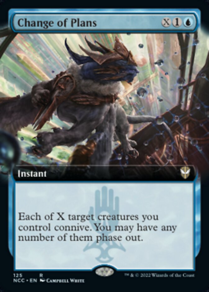 Change of Plans (Extended Art) [Streets of New Capenna Commander] | Devastation Store