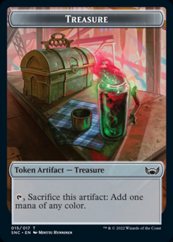 Treasure Token (015) [Streets of New Capenna Tokens] | Devastation Store