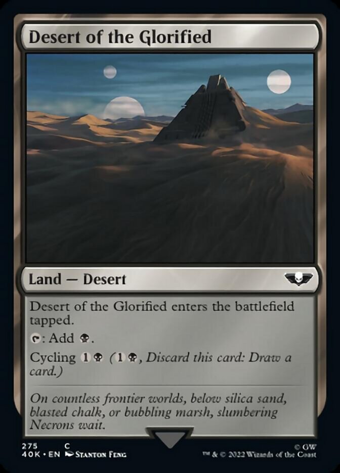 Desert of the Glorified (Surge Foil) [Universes Beyond: Warhammer 40,000] | Devastation Store