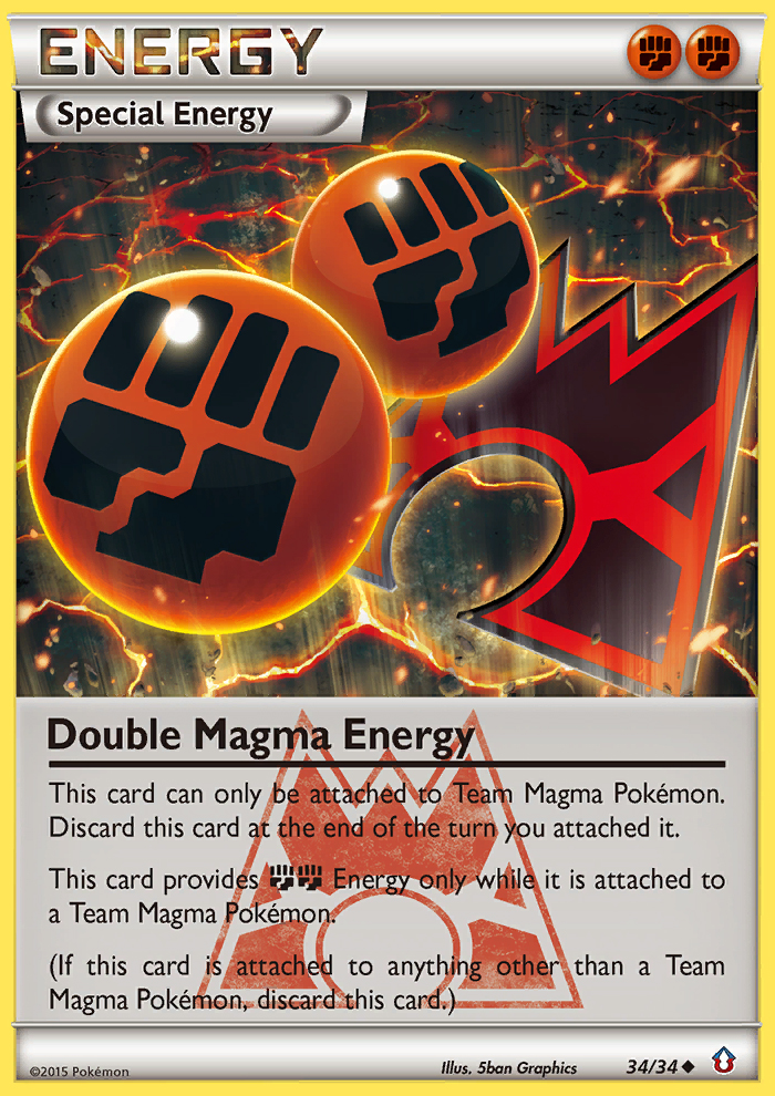 Double Magma Energy (34/34) [XY: Double Crisis] | Devastation Store