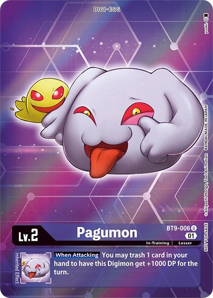 Pagumon [BT9-006] (Alternative Art - Box Topper) [X Record] | Devastation Store