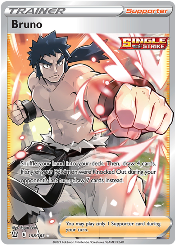 Bruno (158/163) [Sword & Shield: Battle Styles] | Devastation Store