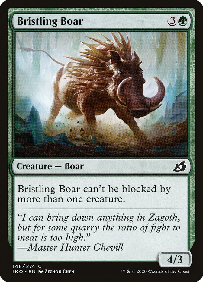 Bristling Boar [Ikoria: Lair of Behemoths] | Devastation Store
