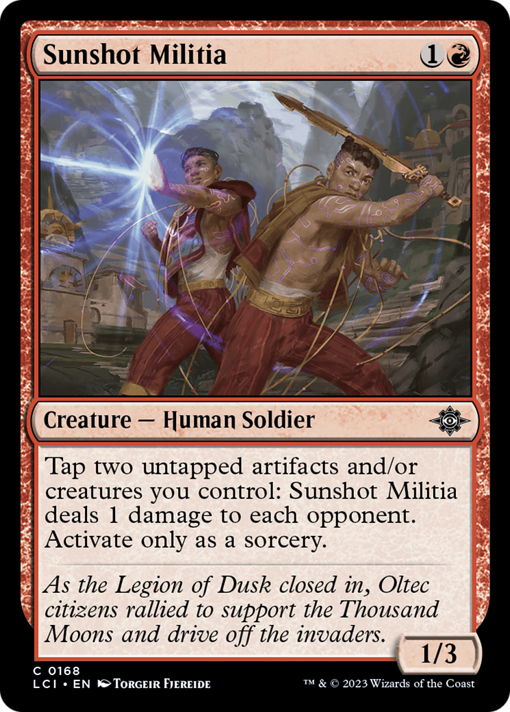 Sunshot Militia [The Lost Caverns of Ixalan] | Devastation Store