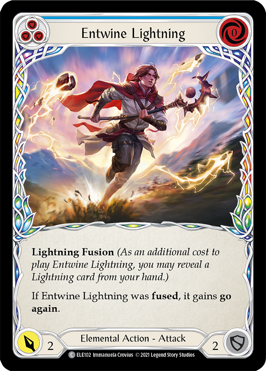 Entwine Lightning (Blue) [ELE102] (Tales of Aria)  1st Edition Normal | Devastation Store
