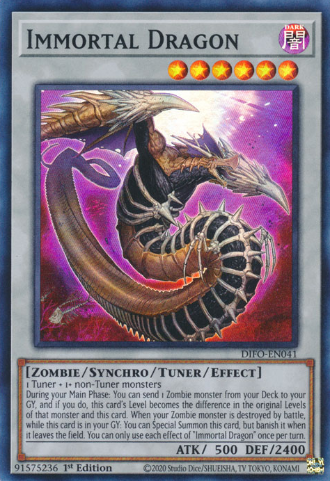 Immortal Dragon [DIFO-EN041] Super Rare | Devastation Store