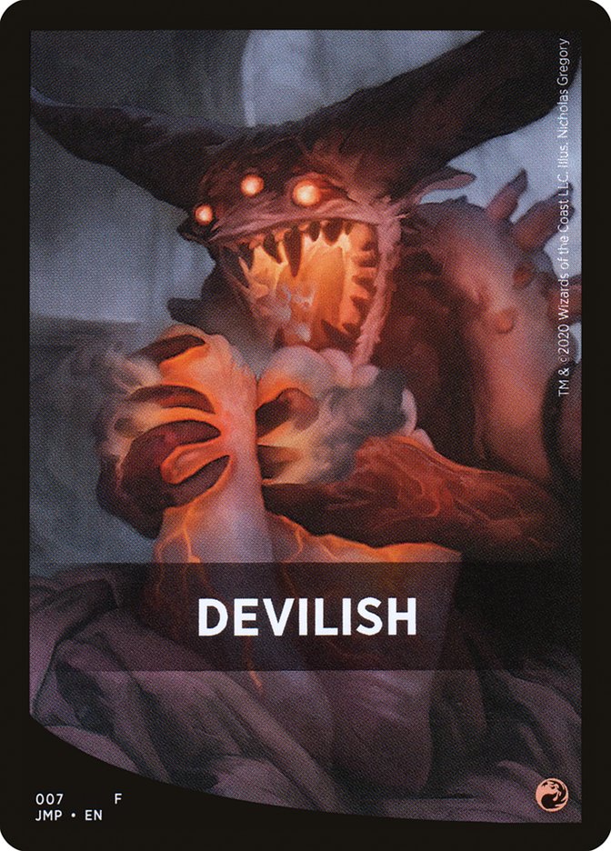 Devilish Theme Card [Jumpstart Front Cards] | Devastation Store