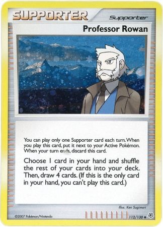 Professor Rowan (112/130) (Cosmos Holo) [Diamond & Pearl: Base Set] | Devastation Store