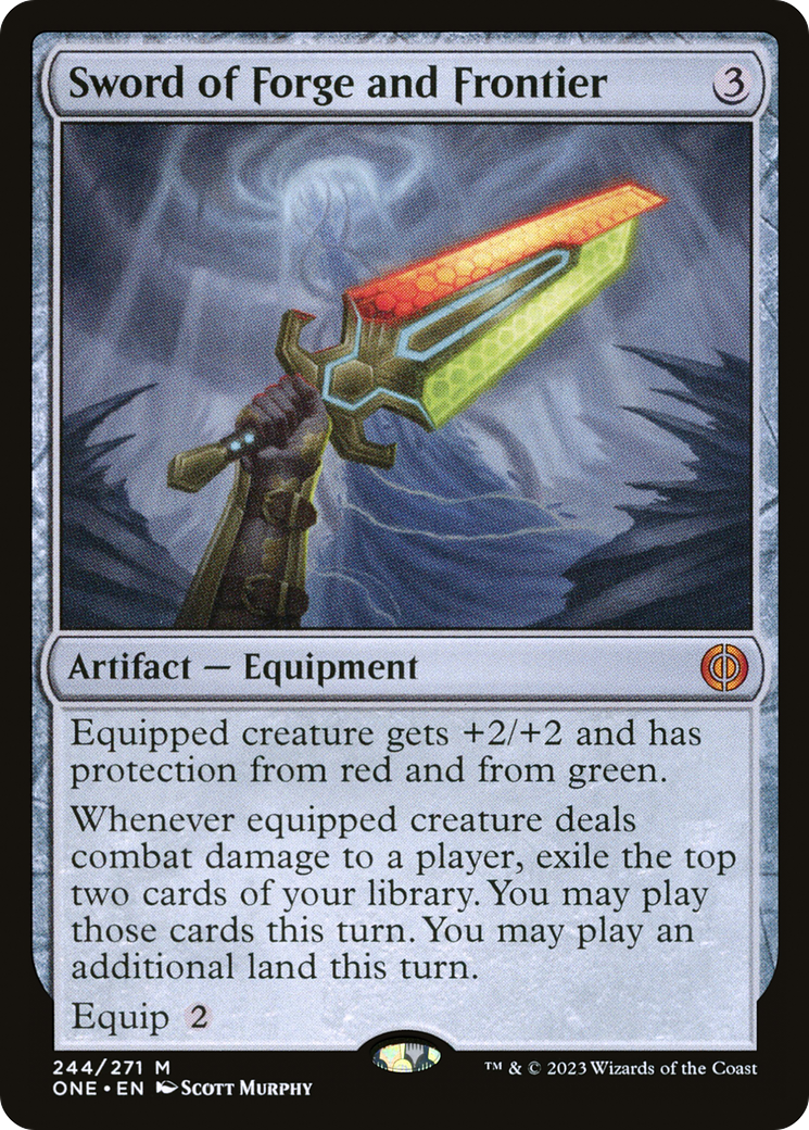 Sword of Forge and Frontier [Phyrexia: All Will Be One] | Devastation Store