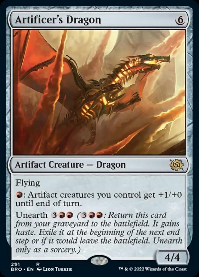 Artificer's Dragon [The Brothers' War] | Devastation Store